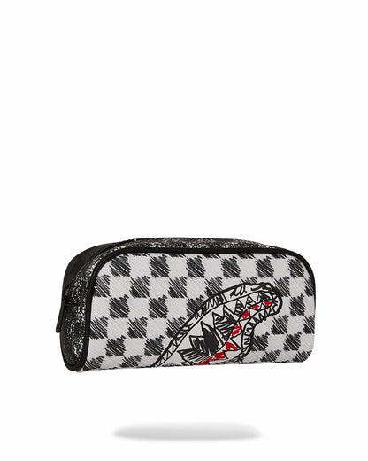Sprayground - SCRIBBLE DRIBBLE CHECK POUCH