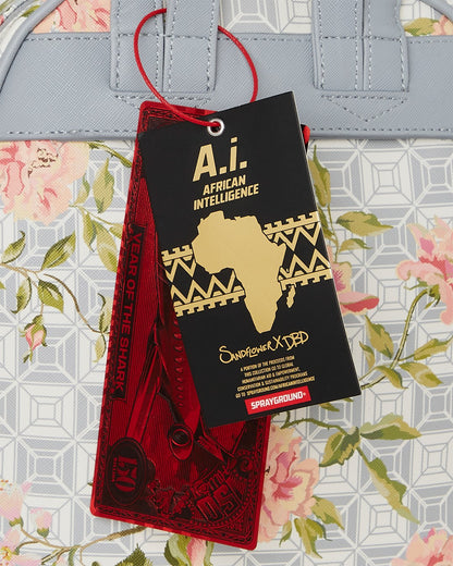 Sprayground - A.I. AFRICAN INTELLIGENCE ELEGANT ENERGY SAVAGE BACKPACK - SANDFLOWER