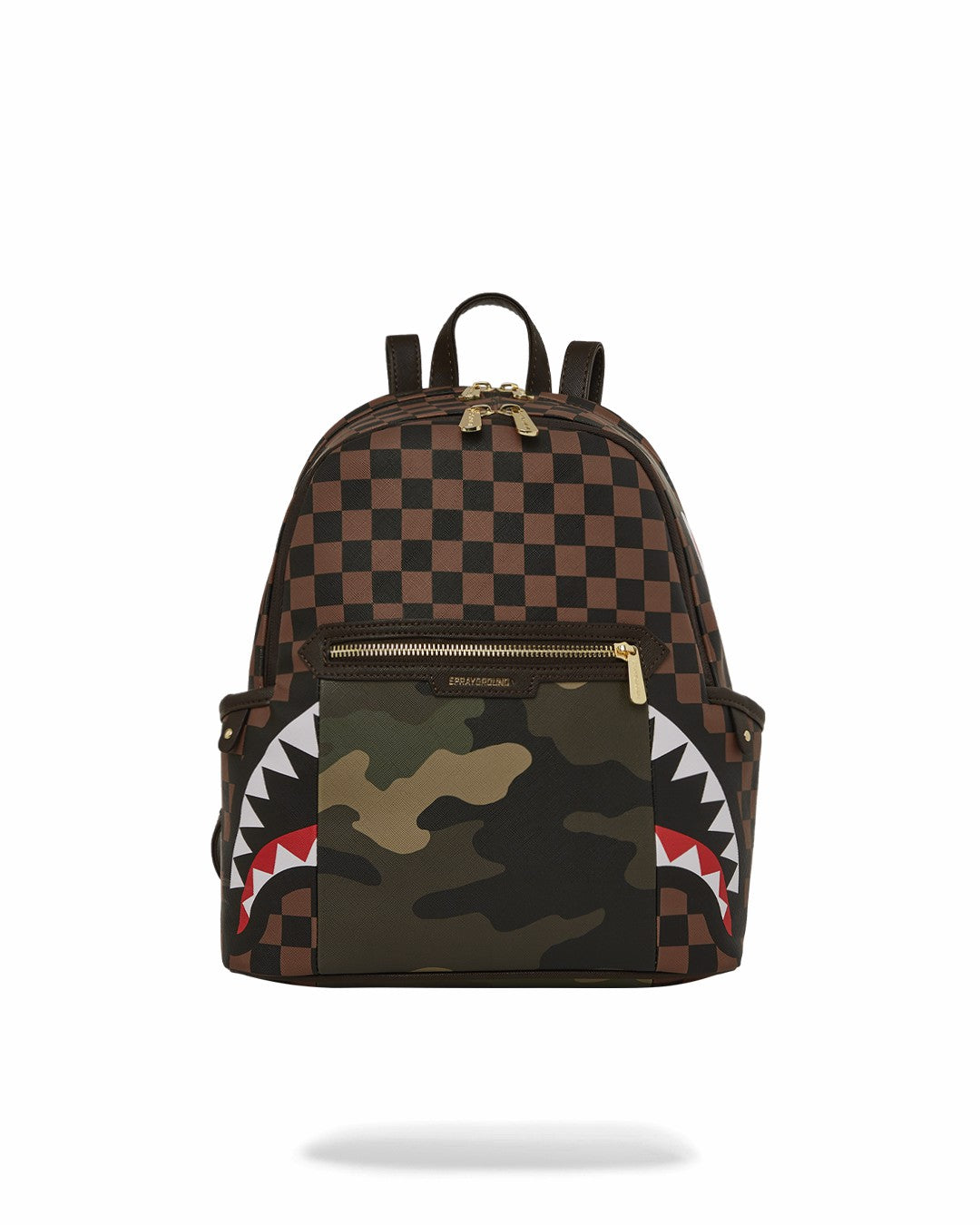 Sprayground - EXTERIOR GOLD ZIP POCKET SHARKS IN PARIS SAVAGE BACKPACK