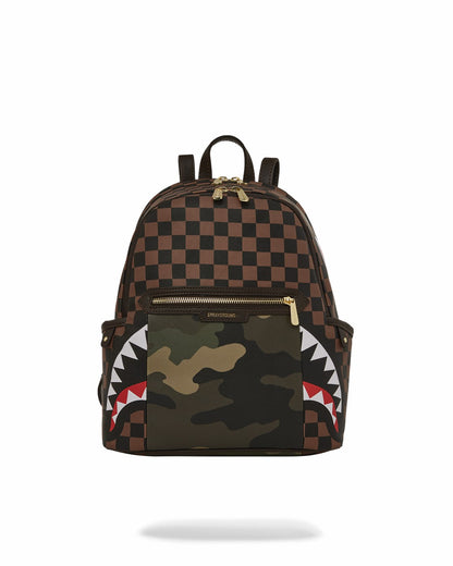 Sprayground - EXTERIOR GOLD ZIP POCKET SHARKS IN PARIS SAVAGE BACKPACK