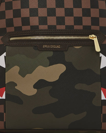 Sprayground - EXTERIOR GOLD ZIP POCKET SHARKS IN PARIS SAVAGE BACKPACK