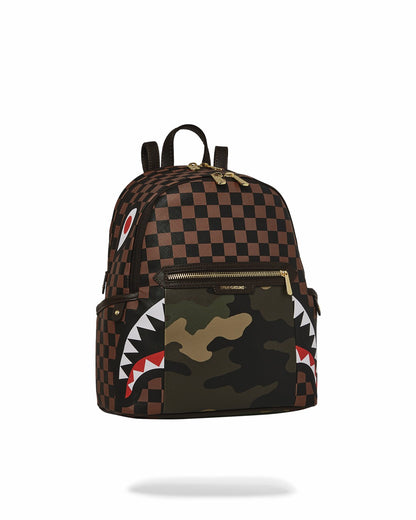 Sprayground - EXTERIOR GOLD ZIP POCKET SHARKS IN PARIS SAVAGE BACKPACK