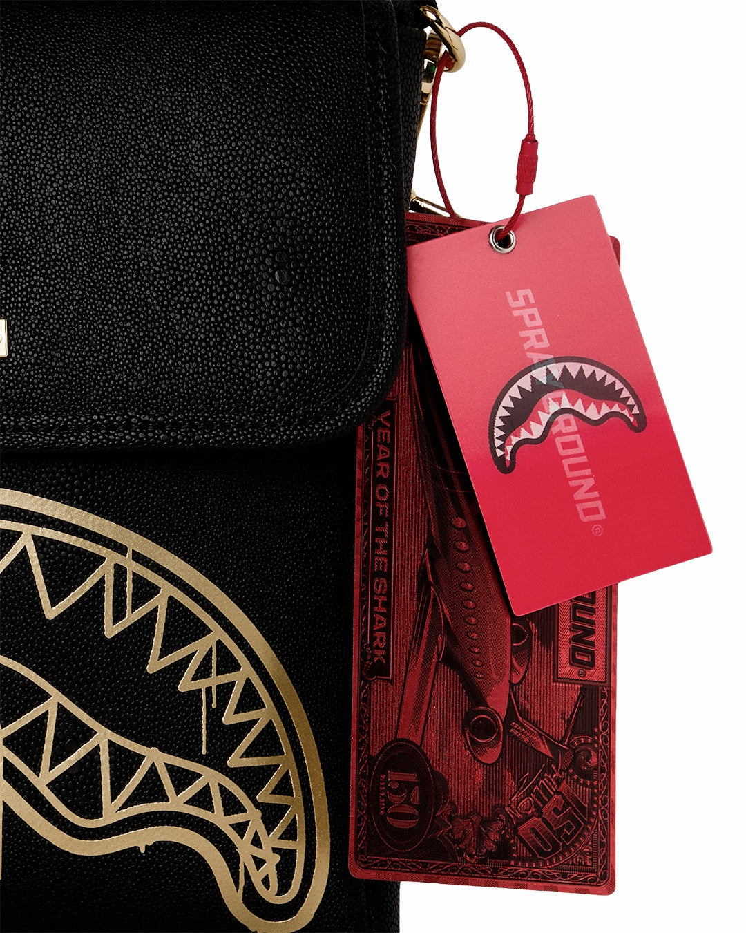 Sprayground - GOLD FANG MESSENGER SLING