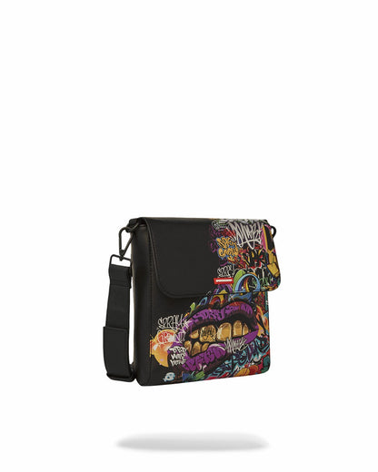 Sprayground - HALF GRAF LIPS MESSENGER BAG