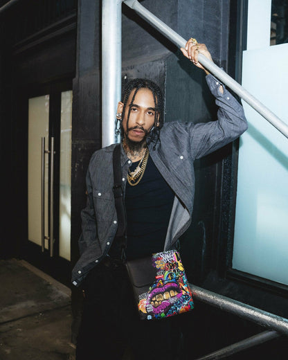 Sprayground - HALF GRAF LIPS MESSENGER BAG
