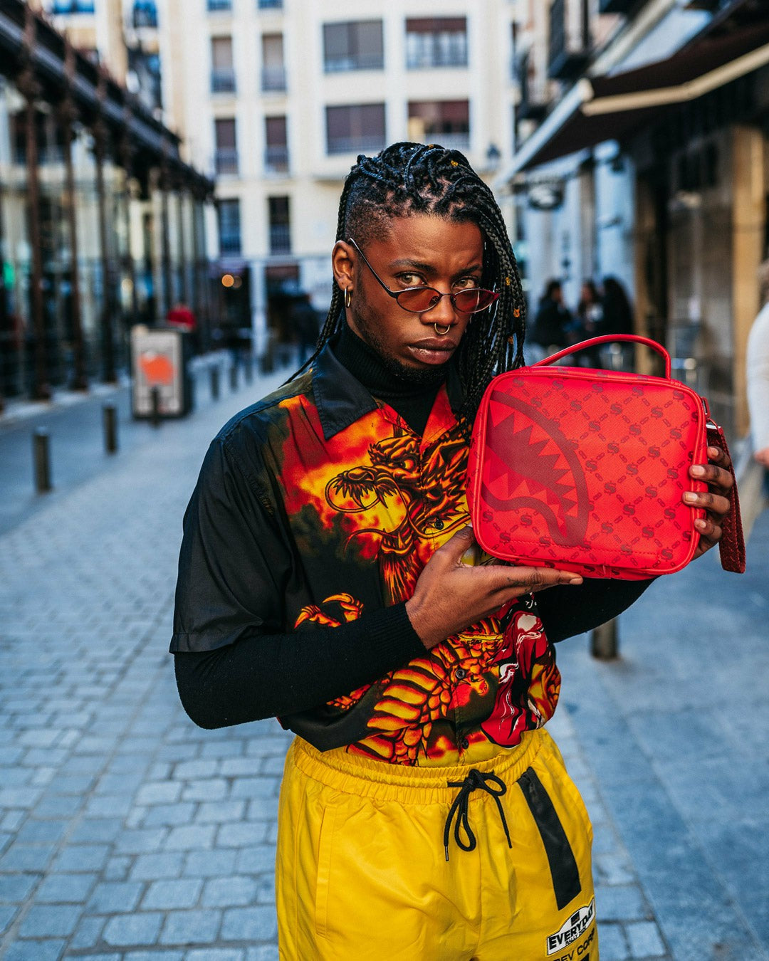 Sprayground - MONEY PATTERN BRICK SNACK PACK AKA MONEY BAG