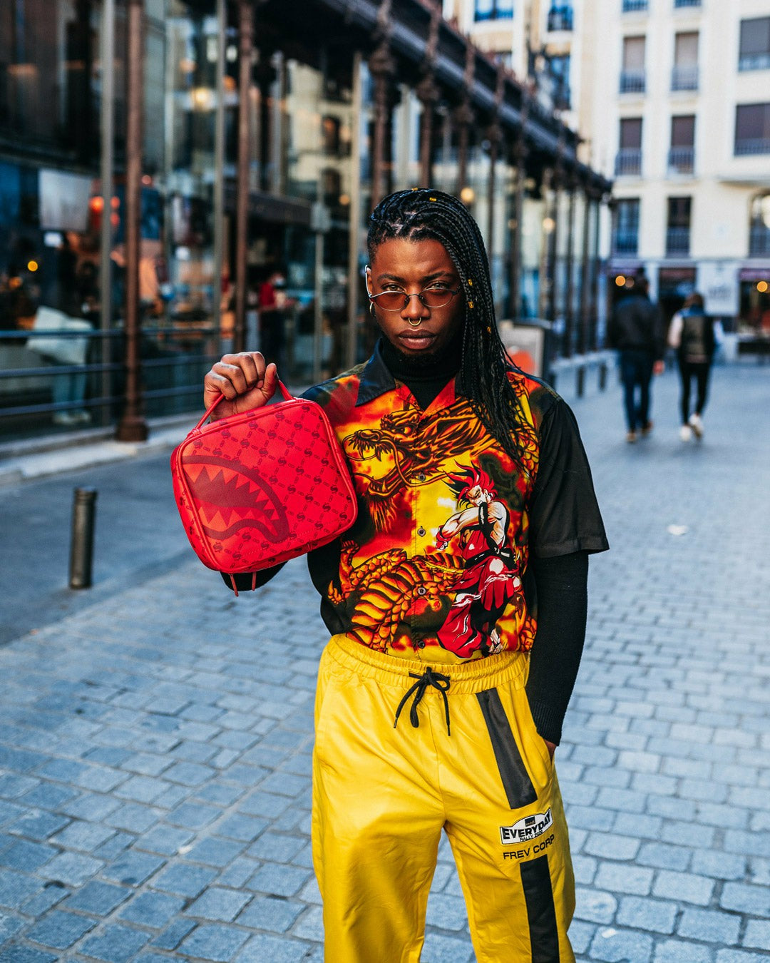 Sprayground - MONEY PATTERN BRICK SNACK PACK AKA MONEY BAG