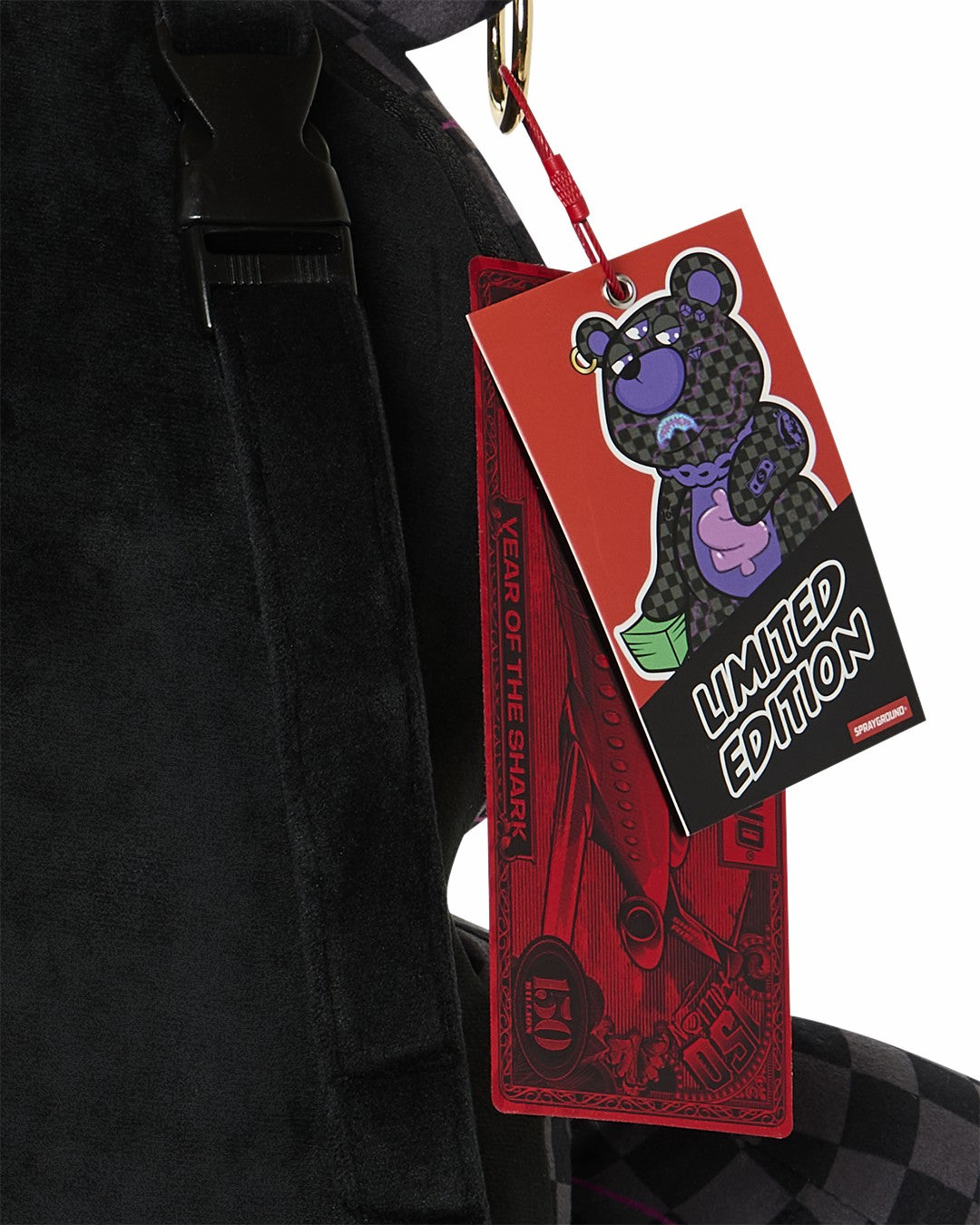 Sprayground - PURPLE SLIME SHARK MONEYBEAR BACKPACK