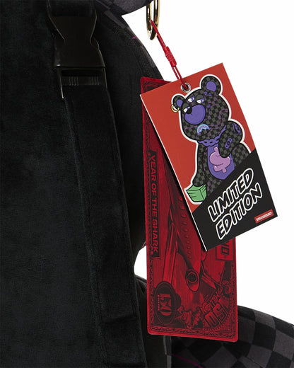 Sprayground - PURPLE SLIME SHARK MONEYBEAR BACKPACK