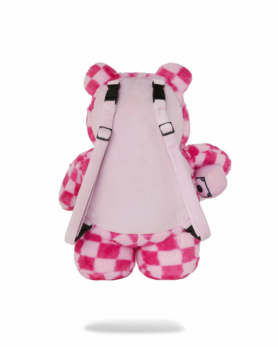 Sprayground - FURZILLA SHARK (PINK CHECK) MONEYBEAR BACKPACK