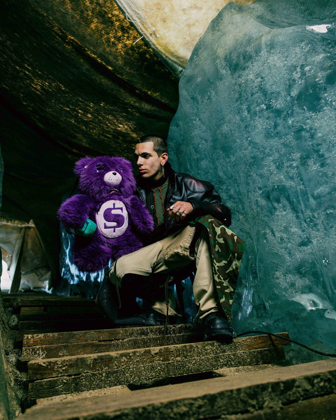 Sprayground - FURZILLA SHARK (PURP) MONEYBEAR BACKPACK