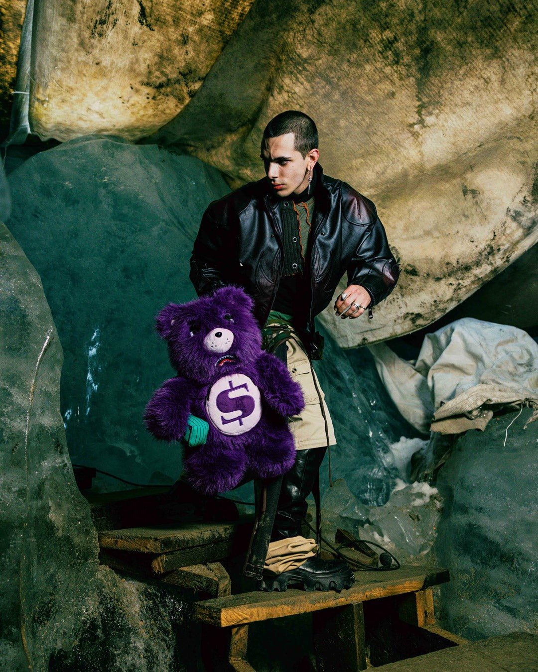 Sprayground - FURZILLA SHARK (PURP) MONEYBEAR BACKPACK