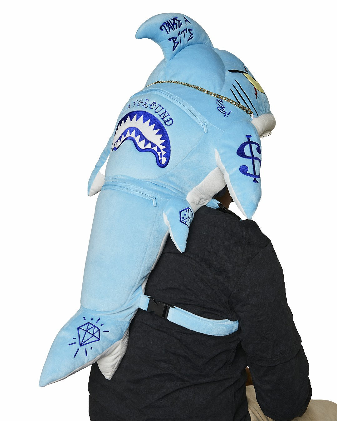 Sprayground - STUFFED SAVAGE HOODY BACKPACK SHARK