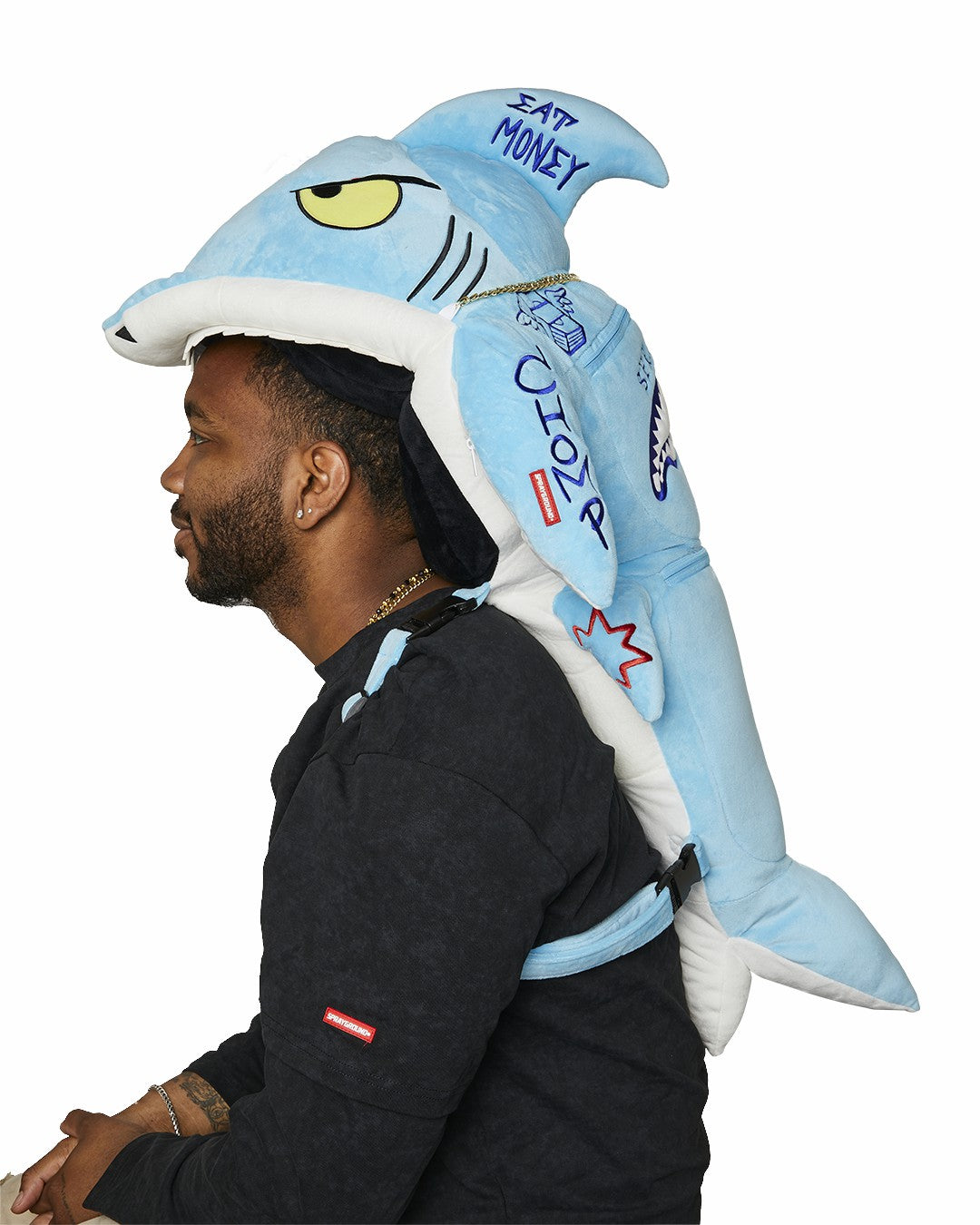 Sprayground - STUFFED SAVAGE HOODY BACKPACK SHARK
