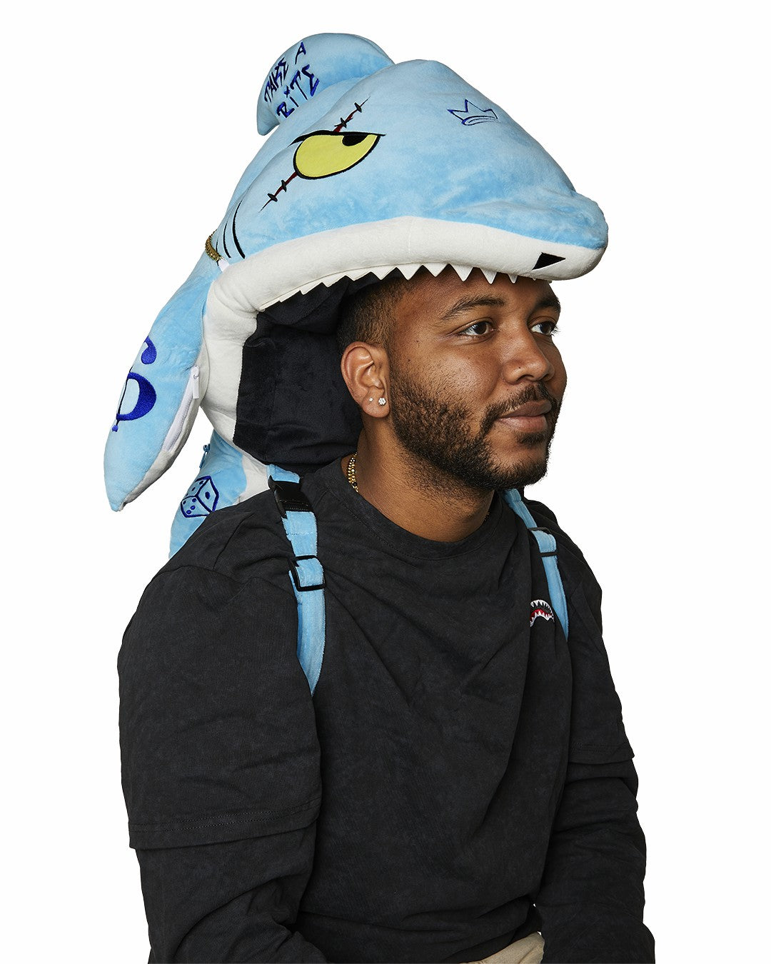 Sprayground - STUFFED SAVAGE HOODY BACKPACK SHARK