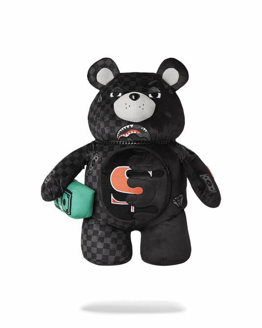 Sprayground - SPEED SHARK SIDE SWIPE MONEYBEAR TEDDY BEAR BACKPACK