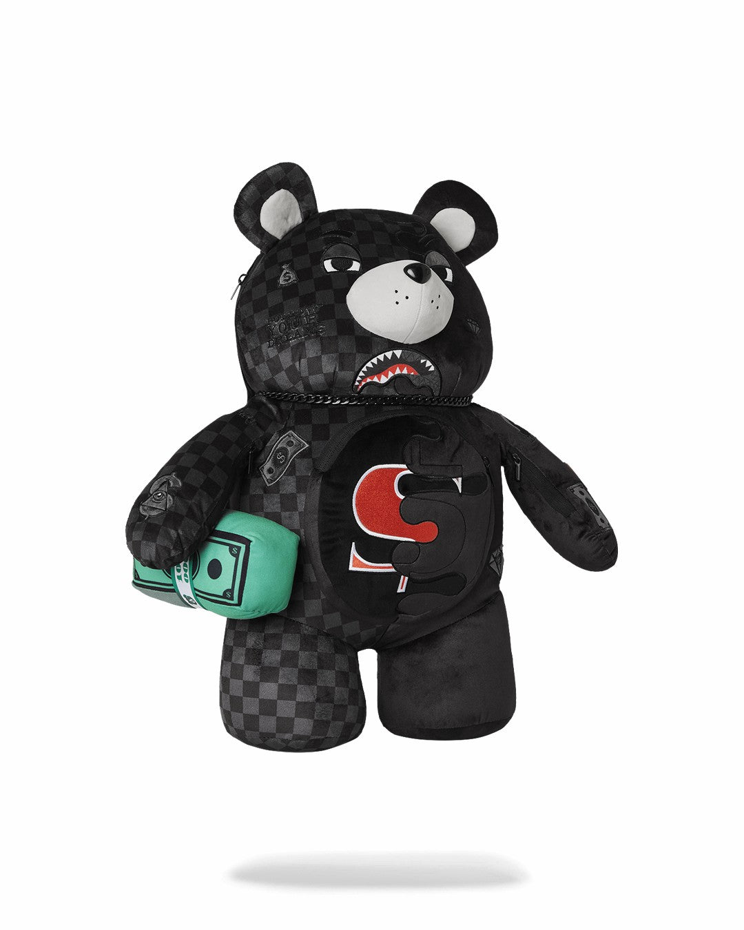 Sprayground - SPEED SHARK SIDE SWIPE MONEYBEAR TEDDY BEAR BACKPACK