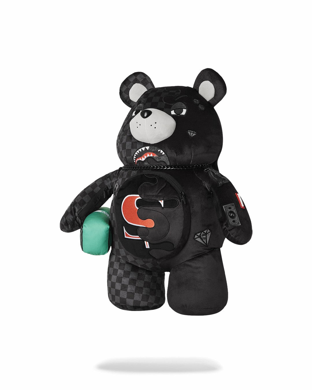 Sprayground - SPEED SHARK SIDE SWIPE MONEYBEAR TEDDY BEAR BACKPACK