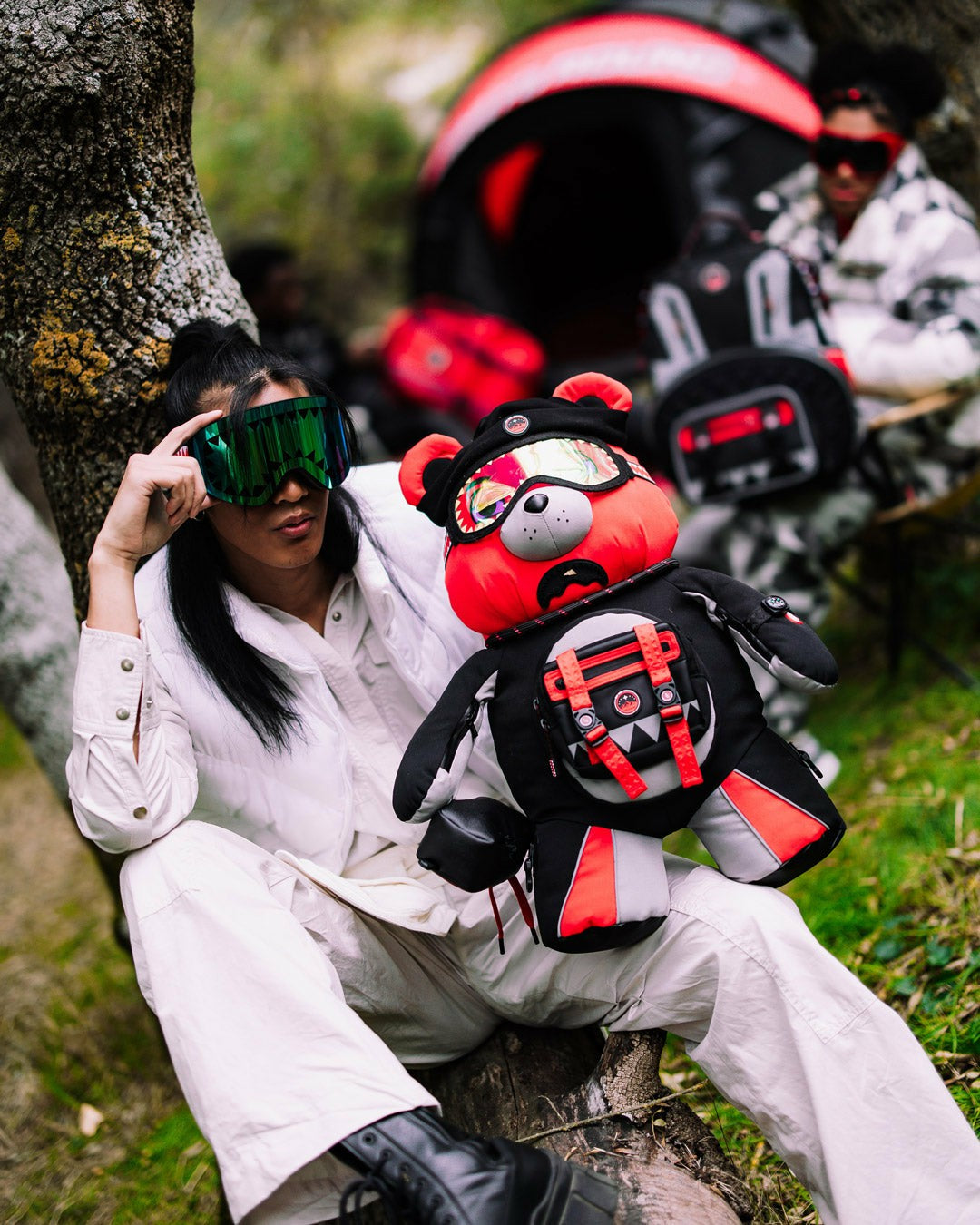 Sprayground - SKY HIGH SEEKERS ARCTIC GPS MONEYBEAR BACKPACK