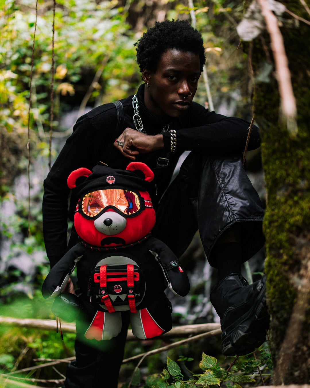 Sprayground - SKY HIGH SEEKERS ARCTIC GPS MONEYBEAR BACKPACK