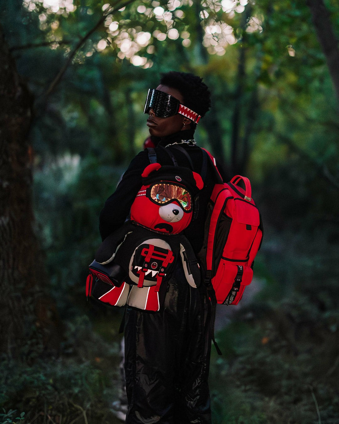 Sprayground - SKY HIGH SEEKERS ARCTIC GPS MONEYBEAR BACKPACK