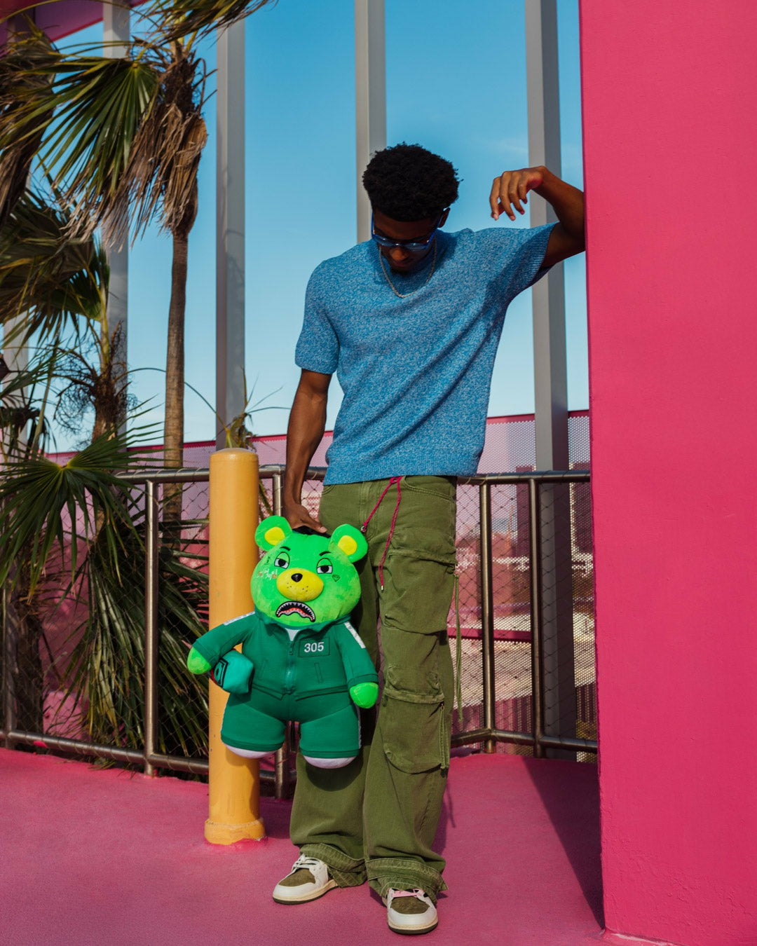 Sprayground - SQUID GAME COLLAB CONTESTANT MONEYBEAR BACKPACK
