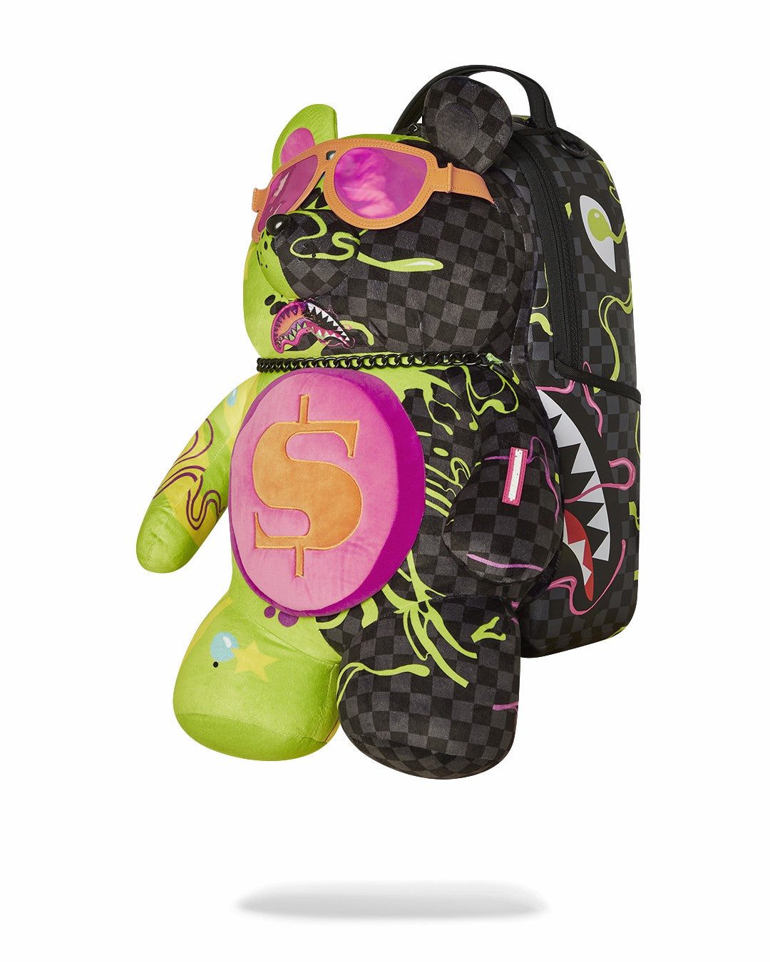 Sprayground - SLIME DIME MONEYBEAR TEDDYBEAR ON BACKPACK