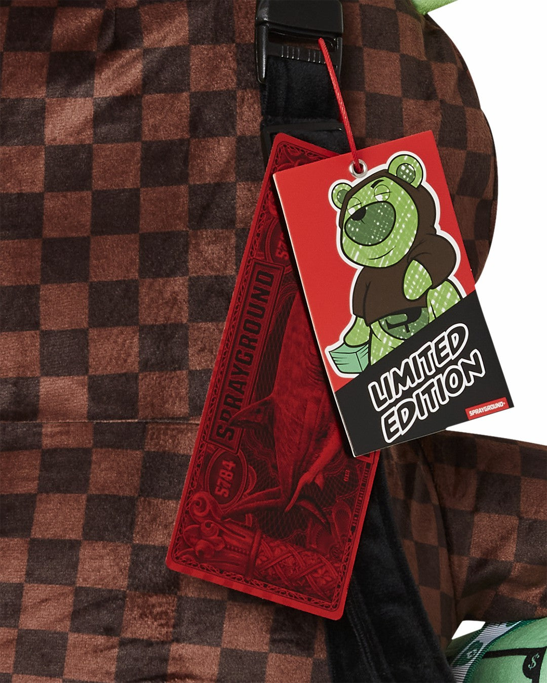 Sprayground - SHARKS IN PARIS FADE AWAY HOODIE MONEYBEAR TEDDYBEAR BACKPACK