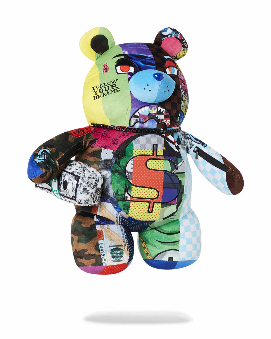 Sprayground - SHARK MASTERPIECES MONEYBEAR TEDDYBEAR BACKPACK