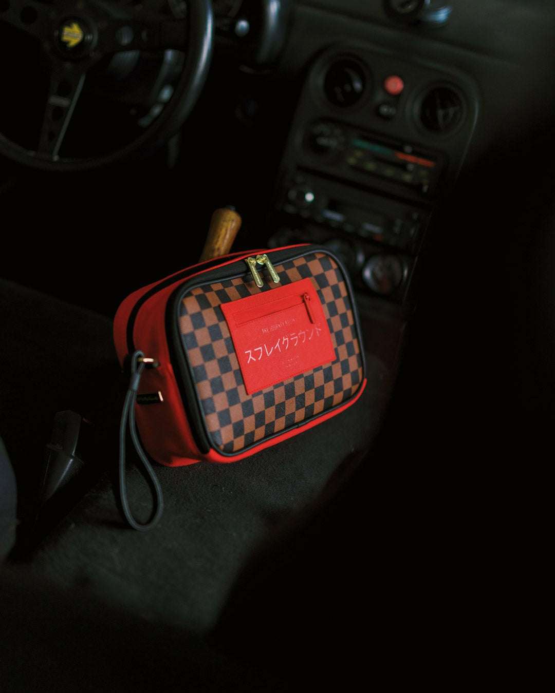 Sprayground - KATANA CHECK BOSS TOILETRY BRICK