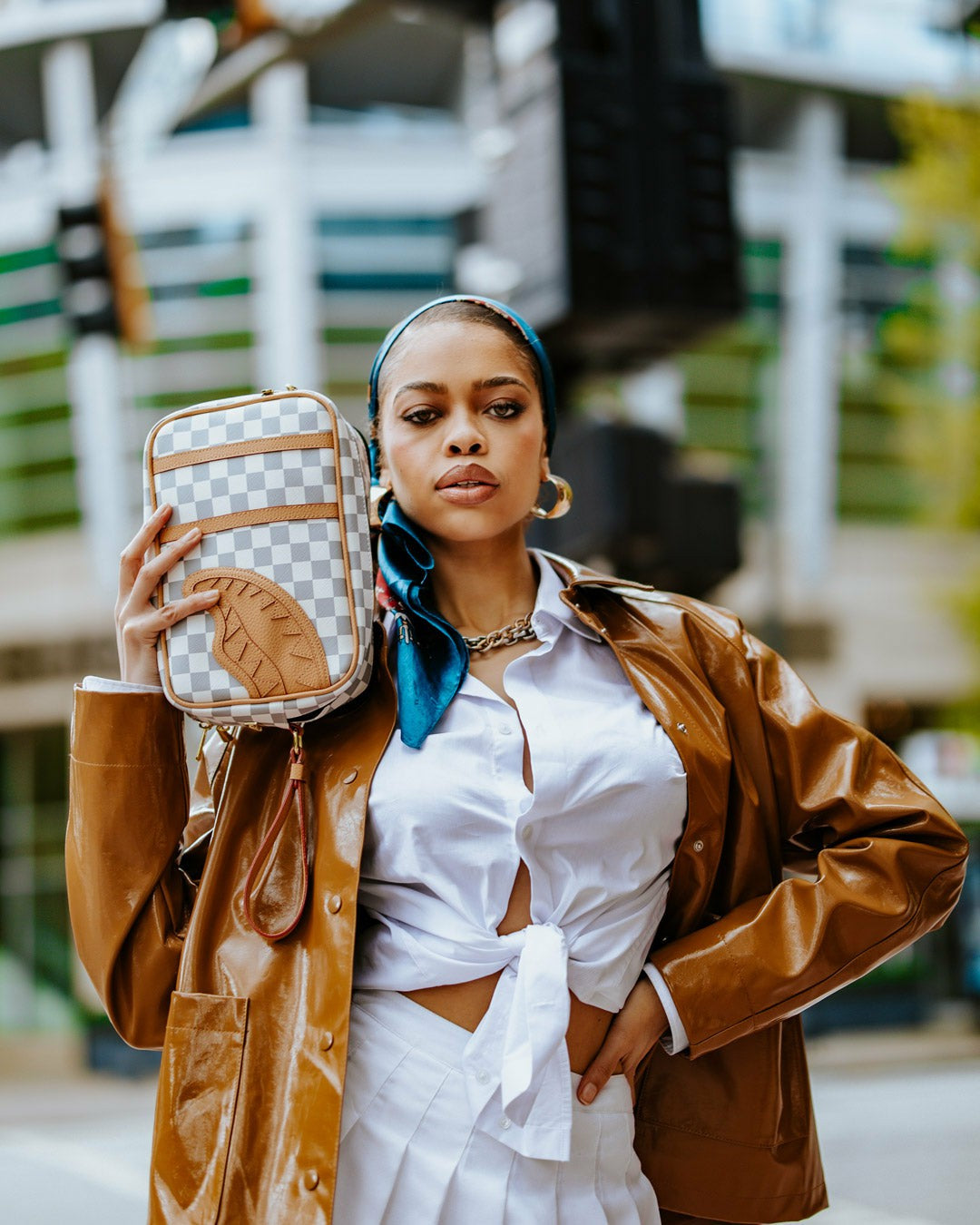 Sprayground - HENNY LATTE BRICKSIDE TOILETRY BAG