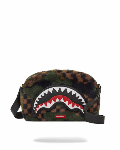 Sprayground - BIG SKY FUR SHARK MESSENGER BRICK BAG