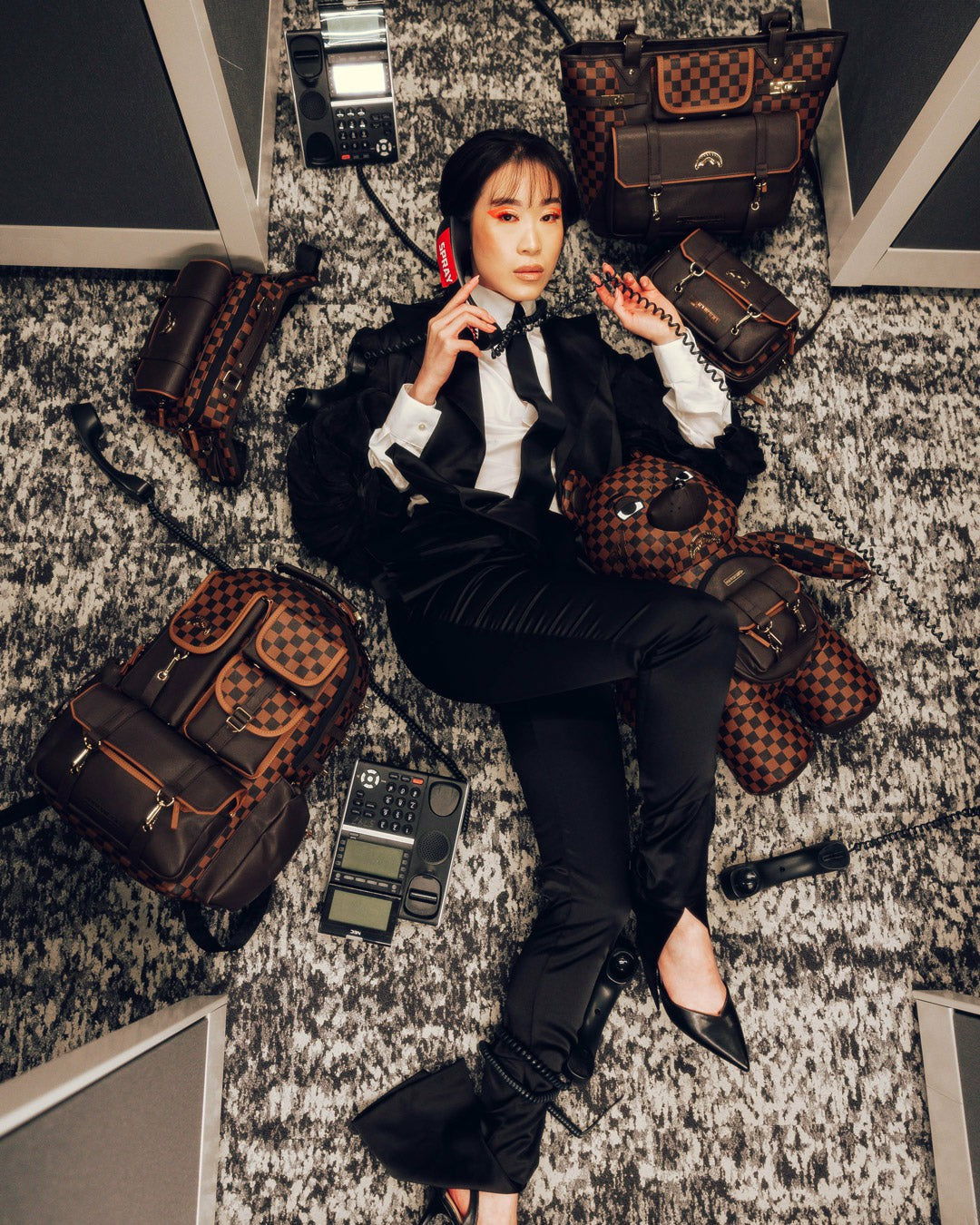 Sprayground - CHECKMATE ROYALE MESSENGER BRICK BAG