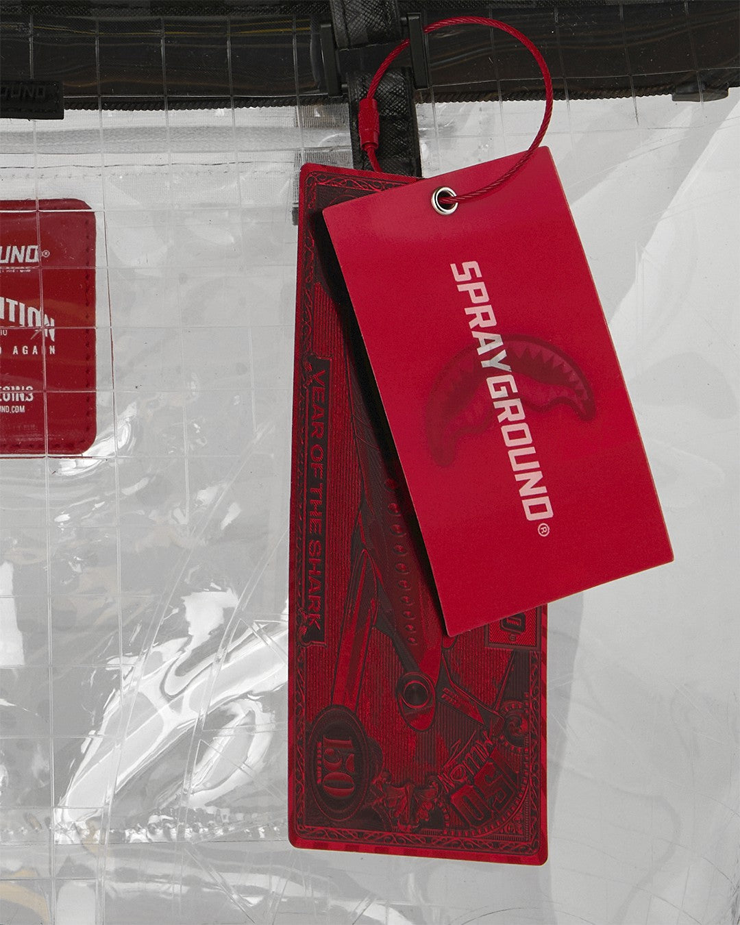 Sprayground - FULLY CLEAR SHARKS IN PARIS TOTE