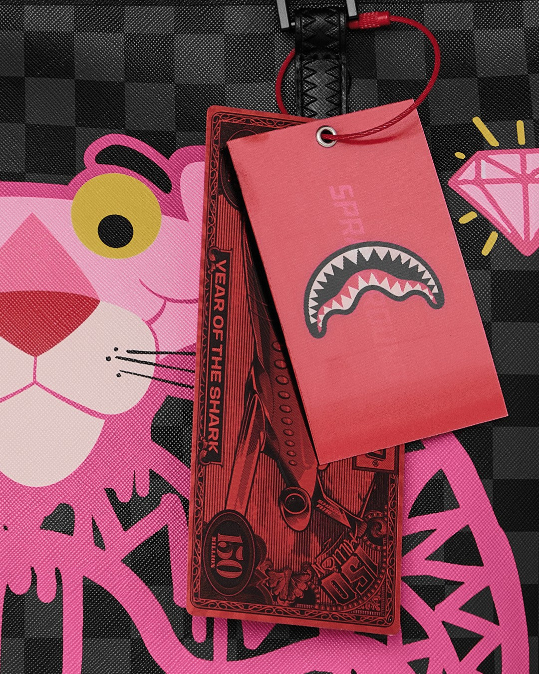 Sprayground - PINK PANTHER DIAMOND SHARK TOTE