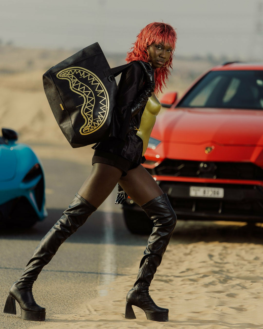 Sprayground - GOLD FANG BEACH TOTE