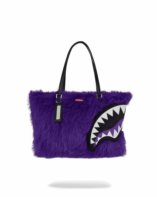 Sprayground - FURZILLA SHARK (PURP) TOTE