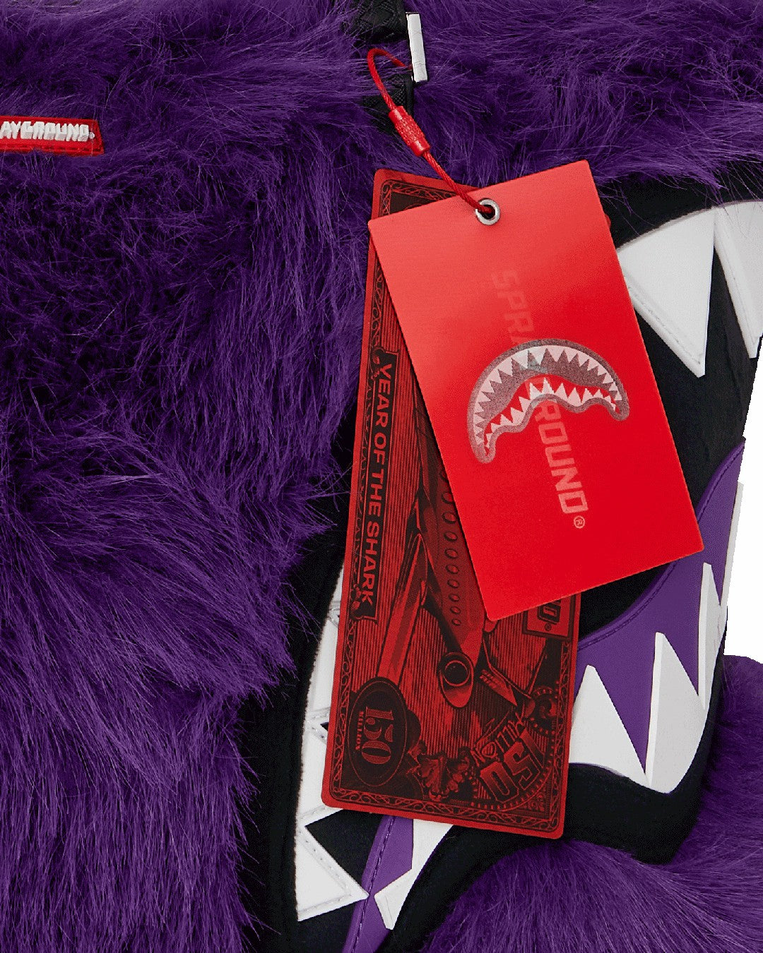 Sprayground - FURZILLA SHARK (PURP) TOTE