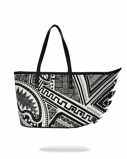 Sprayground - A.I. AFRICAN INTELLIGENCE THE SKYHAWK WING TOTE - SANDFLOWER COLLAB