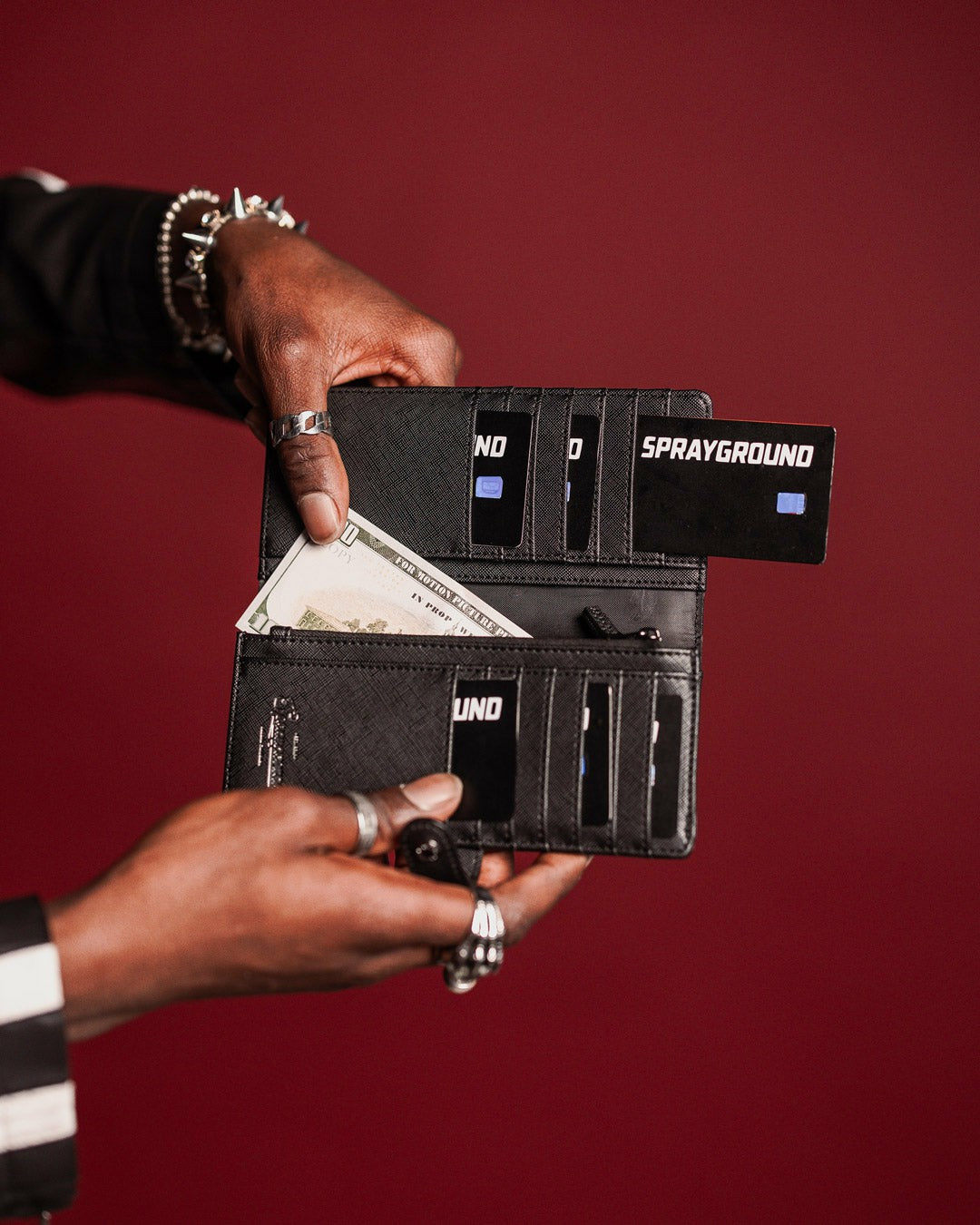 Sprayground - MIDNIGHT CHATEAU SINGLE-FOLD WALLET