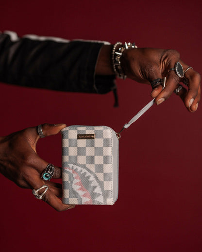 Sprayground - KNIT SHARKS IN PARIS IN CREAM WALLET