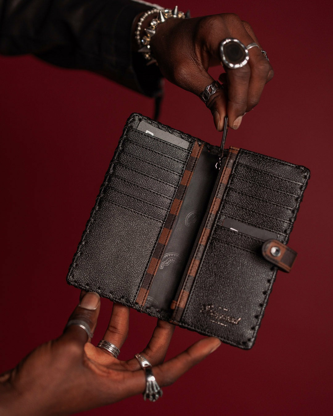 Sprayground - CHECKPOINT ROYALE SINGLE-FOLD WALLET