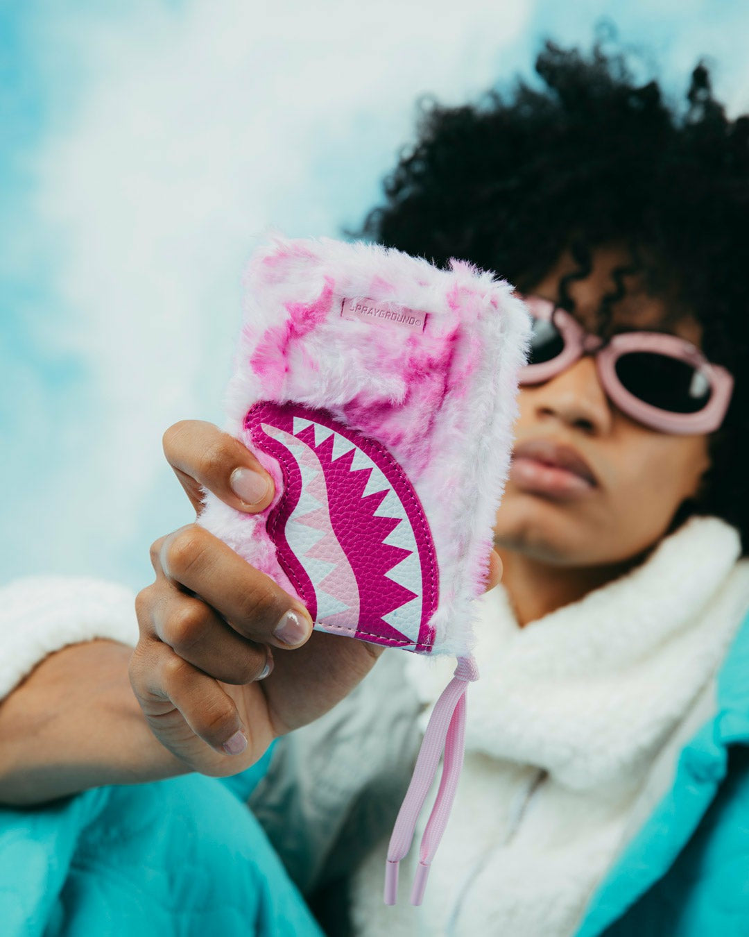 Sprayground - FURRROCIOUS IN PINK WALLET