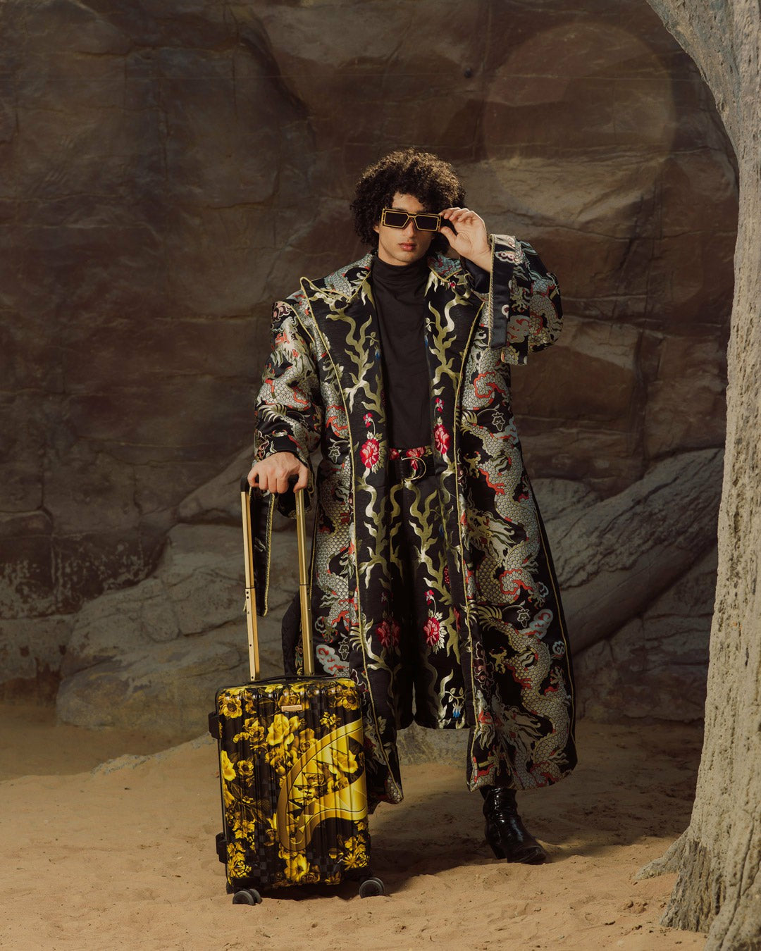 Sprayground - BILLIONAIRE BLOOM CARRY-ON LUGGAGE