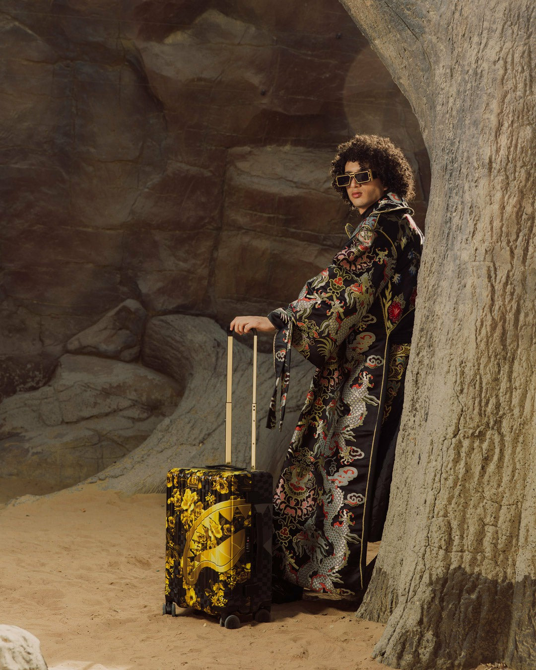 Sprayground - BILLIONAIRE BLOOM CARRY-ON LUGGAGE