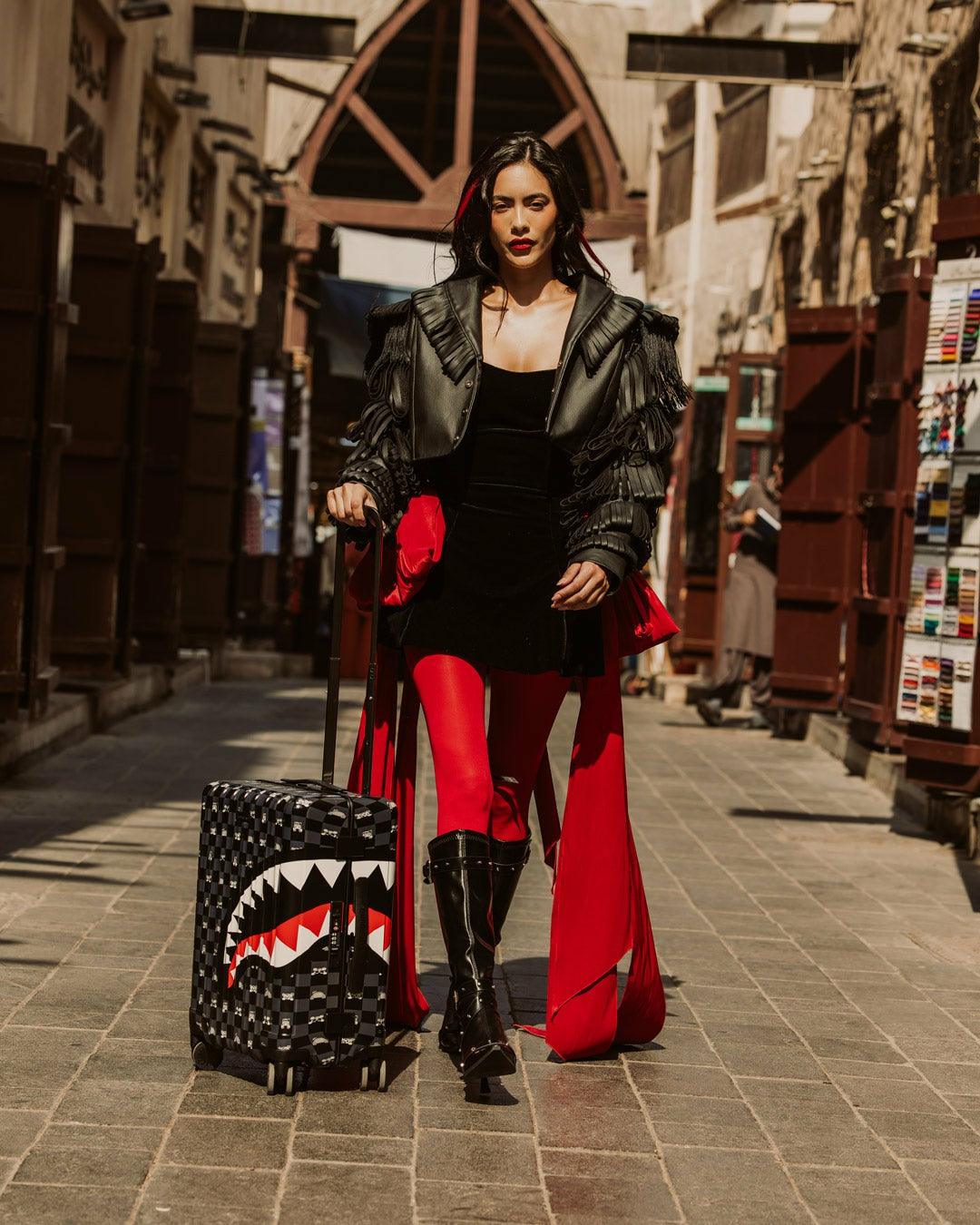 Sprayground - SHARK MOB HIDEOUT CARRY-ON LUGGAGE