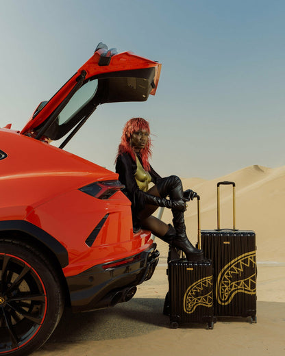 Sprayground - GOLD FANG CARRY-ON LUGGAGE