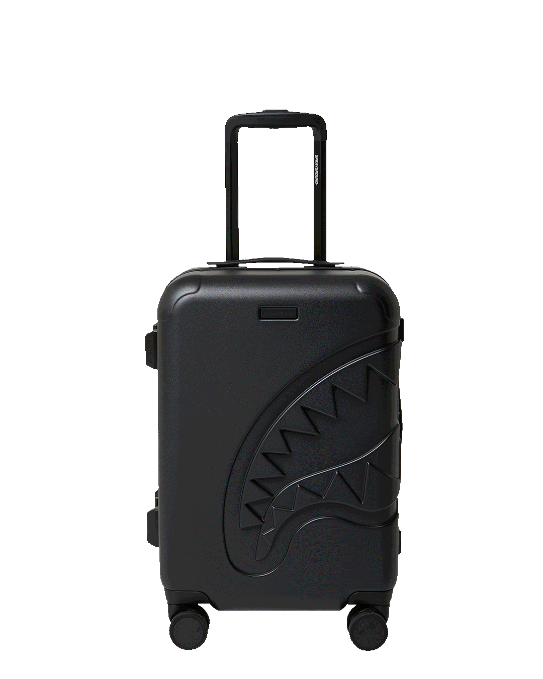 Sprayground - THE JOURNEY BEGINS SHARKITECTURE CARRY-ON LUGGAGE BLACK WITH EXTRA STI