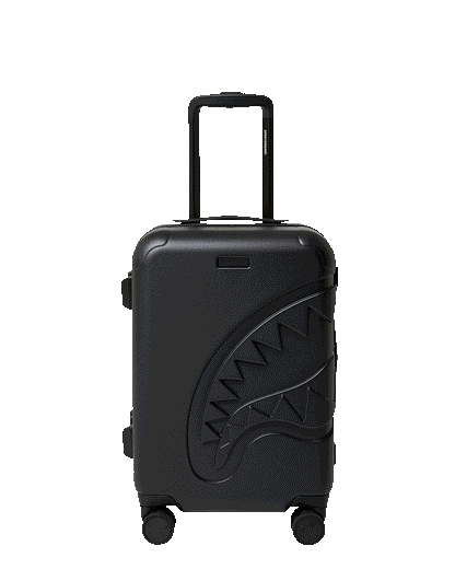 Sprayground - THE JOURNEY BEGINS SHARKITECTURE CARRY-ON LUGGAGE BLACK WITH EXTRA STI