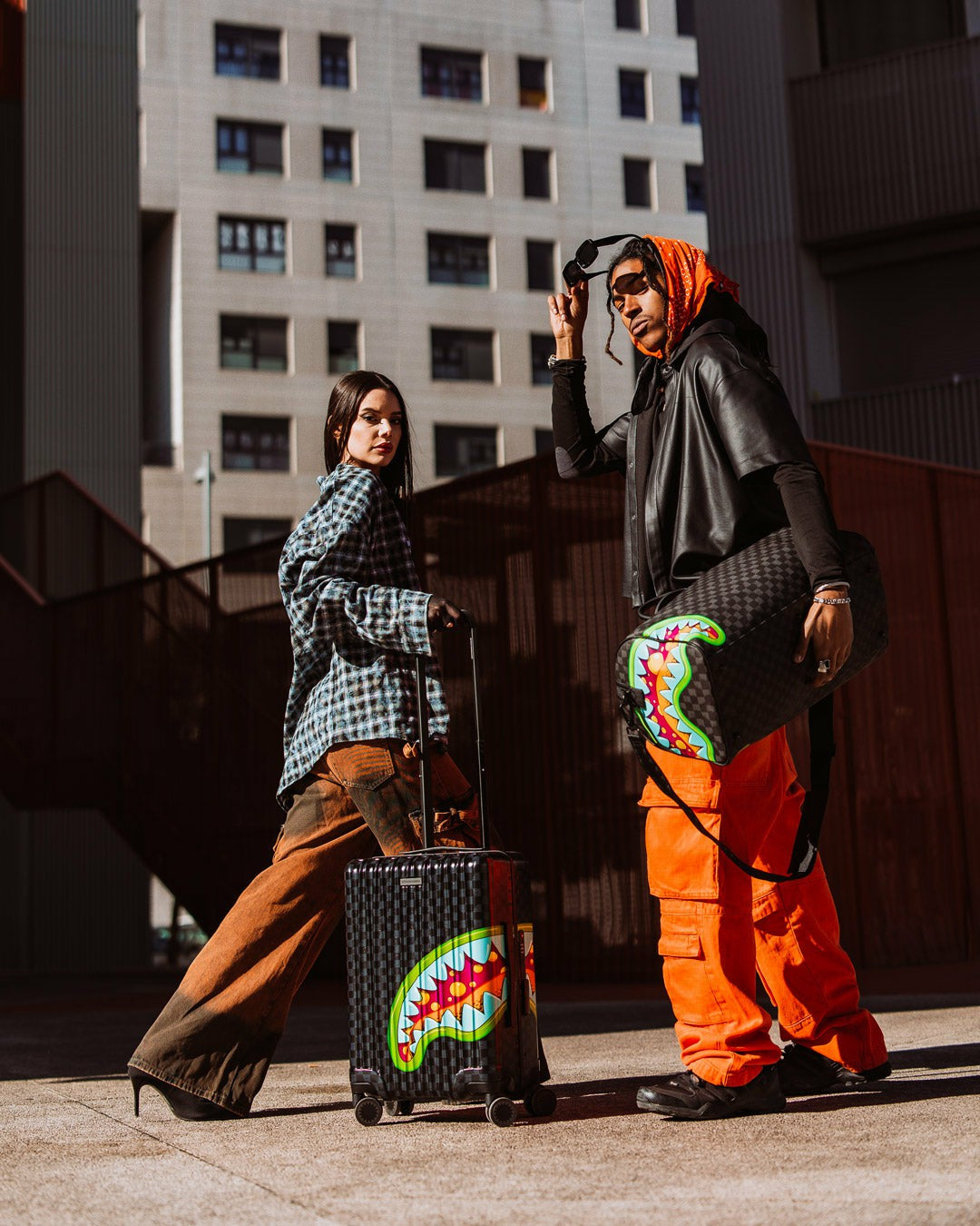 Sprayground - SLIME TAKEOVER HARD SHELL CARRY-ON LUGGAGE
